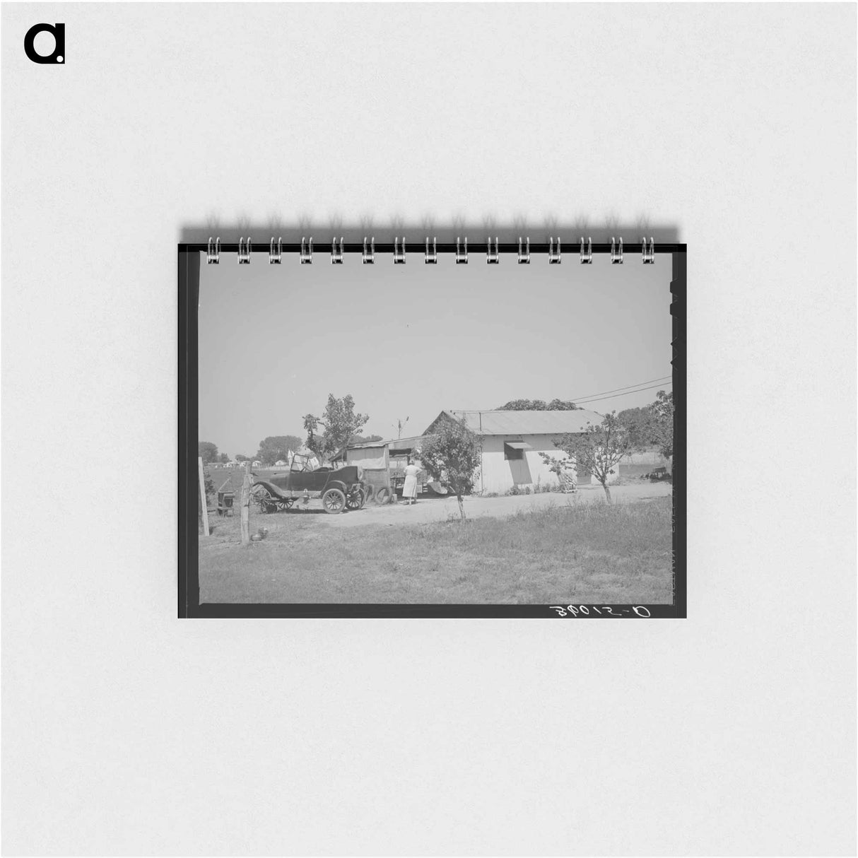 アートメモ帳-Home of FSA Rehabilitation Borrower, Maricopa County, Arizona
 - ラッセル リー Memo.