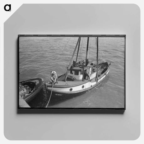 アートパネル-Fishing Boat at Columbia River Packing Association, Astoria
 - ラッセル リー Canvas.