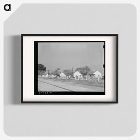 アートポスター-Houses on Cane Plantation near New Roads, Louisiana
 - ラッセル リー Poster.