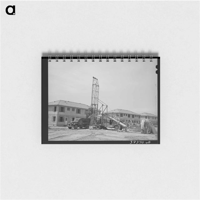 アートメモ帳-Concrete Mixer and Navy Defense Housing
 - ラッセル リー Memo.