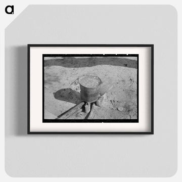 Preparing Corn for Tortillas, Santa Maria, Texas
 - ラッセル リー Poster.