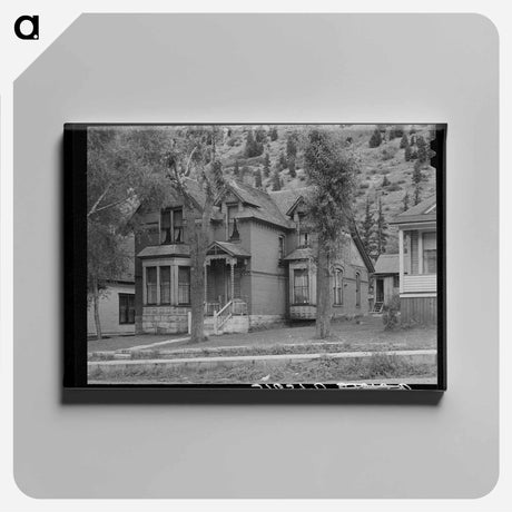 アートパネル-Old Residence, Telluride, Colorado
 - ラッセル リー Canvas.