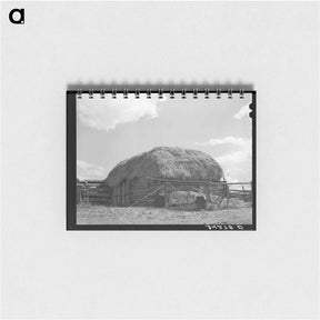 アートメモ帳-Straw-Covered Barn, Questa, New Mexico
 - ラッセル リー Memo.