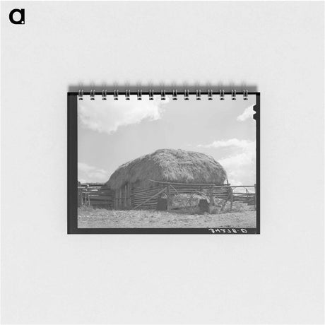 アートメモ帳-Straw-Covered Barn, Questa, New Mexico
 - ラッセル リー Memo.