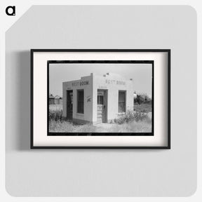 アートポスター-Unused Community Rest Room, Forgan, Oklahoma
 - ラッセル リー Poster.