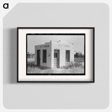Unused Community Rest Room, Forgan, Oklahoma
 - ラッセル リー Poster.