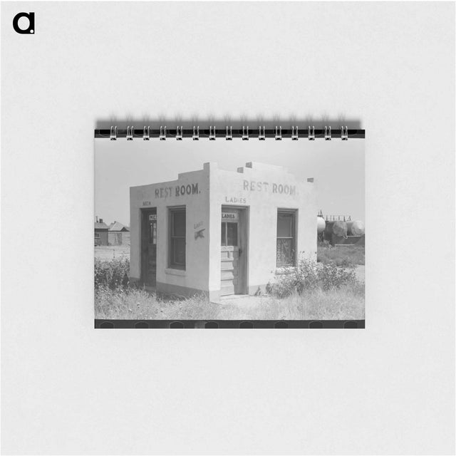 アートメモ帳-Unused Community Rest Room, Forgan, Oklahoma
 - ラッセル リー Memo.