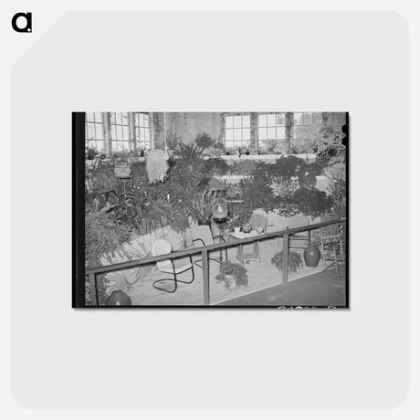 アートポストカード-Pot Plants at the Gonzales County Fair
 - ラッセル リー Postcard.