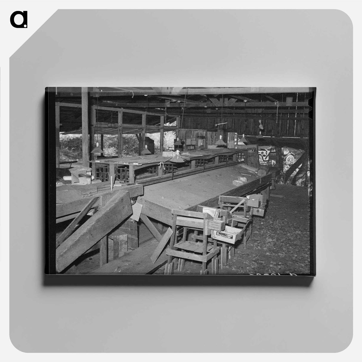 アートパネル-Packing Shed, Placer County, California
 - ラッセル リー Canvas.