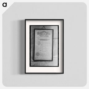 アートポスター-Marriage License of Faro and Doris Caudill
 - ラッセル リー Poster.