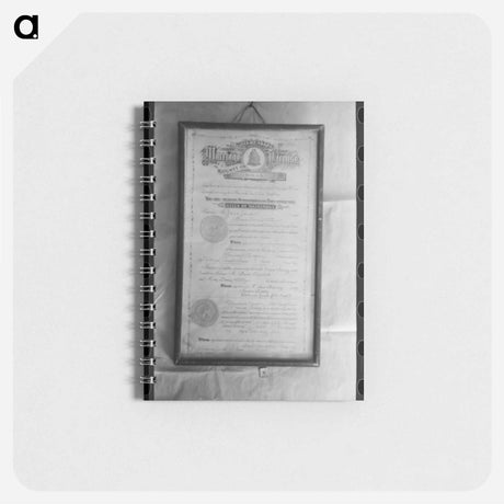 アートメモ帳-Marriage License of Faro and Doris Caudill
 - ラッセル リー Memo.