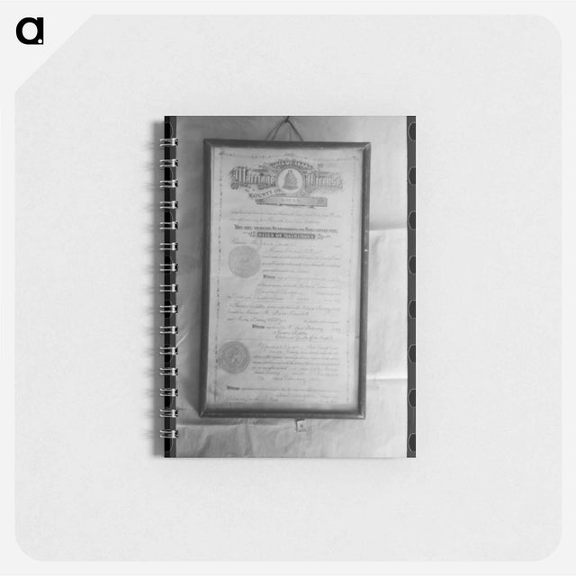 アートメモ帳-Marriage License of Faro and Doris Caudill
 - ラッセル リー Memo.