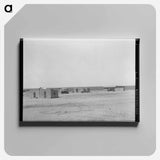 アートパネル-Farm Laborers' Dwellings, Ralls, Texas
 - ラッセル リー Canvas.