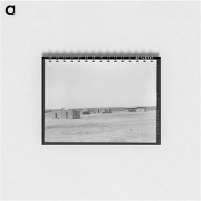 アートメモ帳-Farm Laborers' Dwellings, Ralls, Texas
 - ラッセル リー Memo.