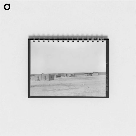 アートメモ帳-Farm Laborers' Dwellings, Ralls, Texas
 - ラッセル リー Memo.