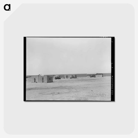 アートポストカード-Farm Laborers' Dwellings, Ralls, Texas
 - ラッセル リー Postcard.