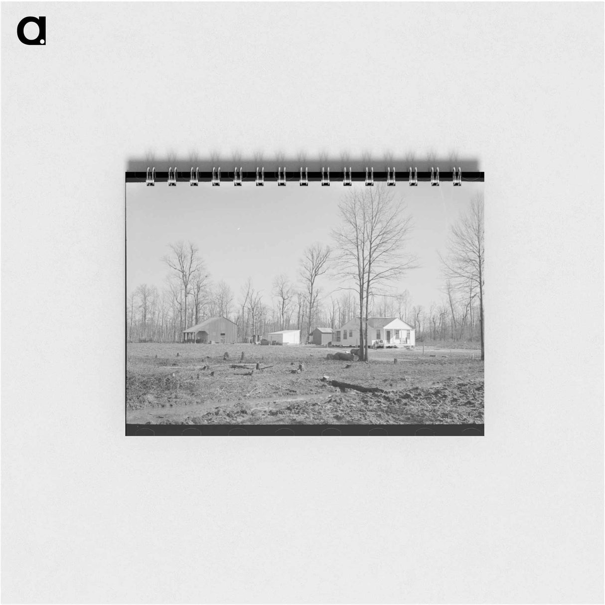 アートメモ帳-Farmstead, Chicot Farms, Arkansas
 - ラッセル リー Memo.