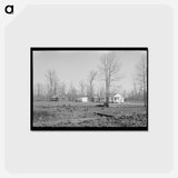 アートポストカード-Farmstead, Chicot Farms, Arkansas
 - ラッセル リー Postcard.
