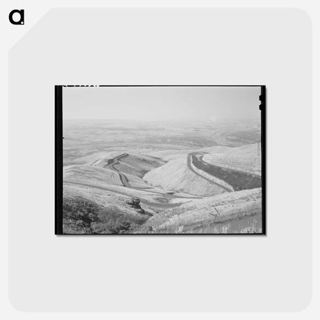 アートポストカード-Lewiston Hill, North of Lewiston, Idaho
 - ラッセル リー Postcard.