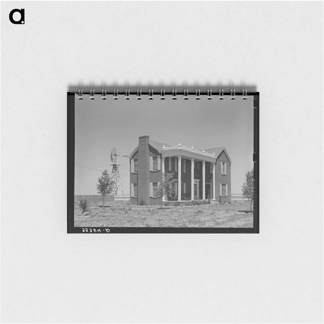 アートメモ帳-Farmhouse near Ralls, Texas
 - ラッセル リー Memo.