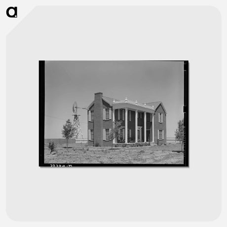 アートポストカード-Farmhouse near Ralls, Texas
 - ラッセル リー Postcard.
