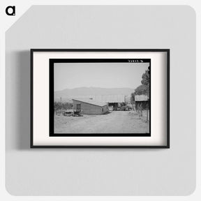 アートポスター-Barns of Mormon Farmer, Cache County, Utah
 - ラッセル リー Poster.