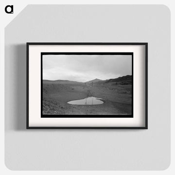 Stock Waterhole and Windmill, Socorro County, New Mexico
 - ラッセル リー Poster.