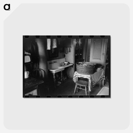 アートポストカード-Kitchen Interior, South Side, Chicago
 - ラッセル リー Postcard.