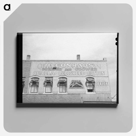 アートパネル-Sign on Building, San Marcos, Texas
 - ラッセル リー Canvas.
