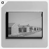 アートパネル-Row Shelters at FSA Farm Workers' Camp, Caldwell, Idaho
 - ラッセル リー Canvas.