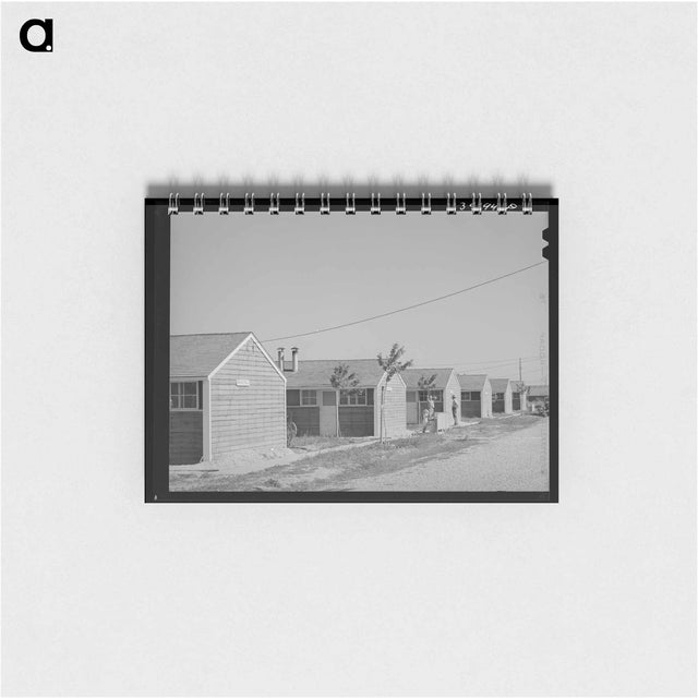 アートメモ帳-Row Shelters at FSA Farm Workers' Camp, Caldwell, Idaho
 - ラッセル リー Memo.