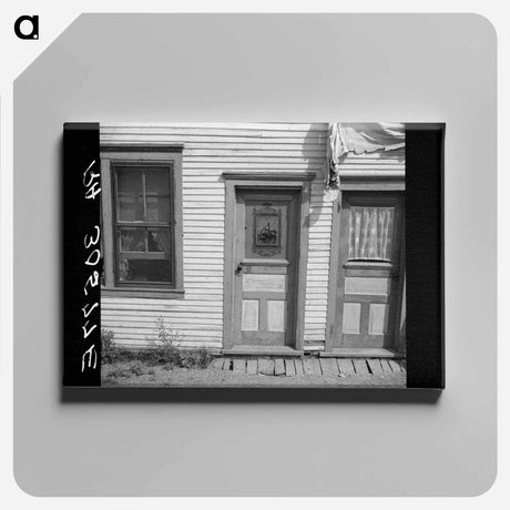 アートパネル-Entrance to House, Winton, Minnesota
 - ラッセル リー Canvas.