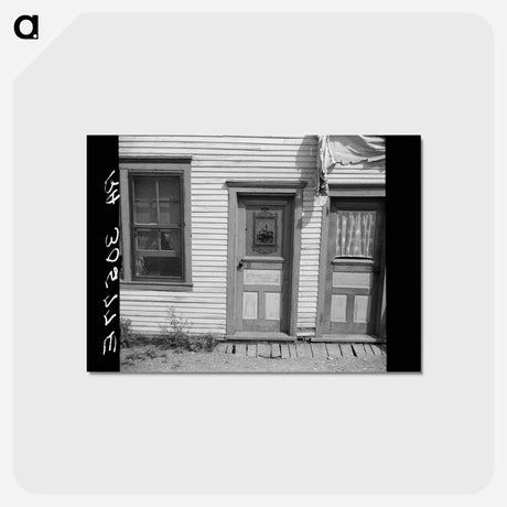 アートポストカード-Entrance to House, Winton, Minnesota
 - ラッセル リー Postcard.