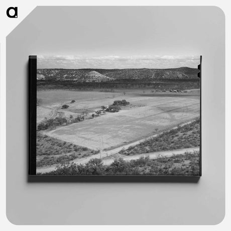 アートパネル-Kimble County Farmhouse
 - ラッセル リー Canvas.