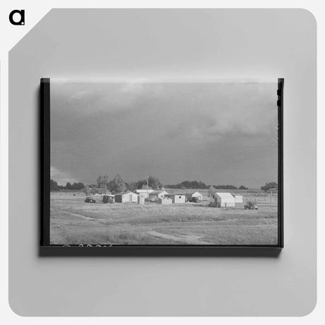 アートパネル-Workmen's Housing, Stanfield, Oregon
 - ラッセル リー Canvas.