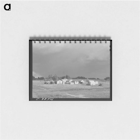 アートメモ帳-Workmen's Housing, Stanfield, Oregon
 - ラッセル リー Memo.