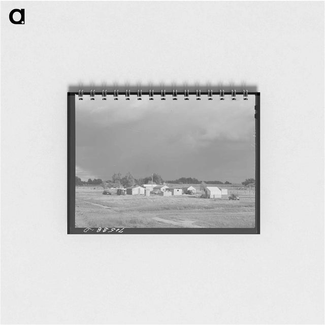 アートメモ帳-Workmen's Housing, Stanfield, Oregon
 - ラッセル リー Memo.