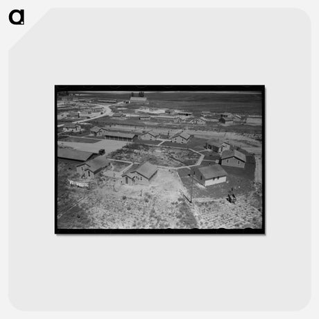 アートポストカード-Homes of Permanent Farm Workers at FSA Labor Camp, Caldwell, Idaho
 - ラッセル リー Postcard.