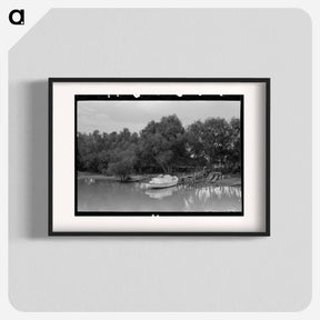アートポスター-Unloading Oysters from Fisherman's Boat, Olga, Louisiana
 - ラッセル リー Poster.