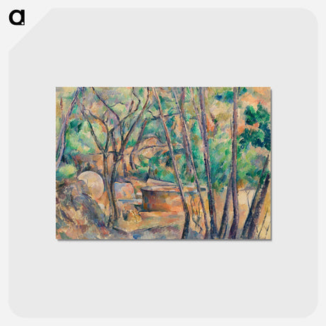 アートポストカード-Millstone and Cistern under Trees
 - バーンズ・コレクション Postcard.