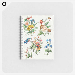 アートメモ帳-Floral Designs with a Blue Bird
 - クリーブランド美術館 Memo.