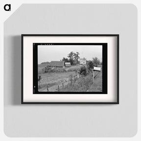 アートポスター-Hillside Farm - ドロテア ラング Poster.