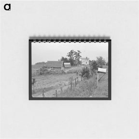 アートメモ帳-Hillside Farm - ドロテア ラング Memo.
