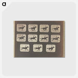 アートポストカード-Running (Galloping)
 - エドワード マイブリッジ Postcard.