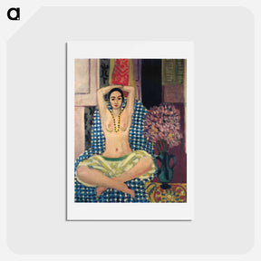 アートポストカード-The Hindu Pose - アンリ マティス Postcard.