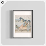 アートポスター-Hokusai's Women on The Beach at EnoshimA II - 葛飾 北斎 Poster.