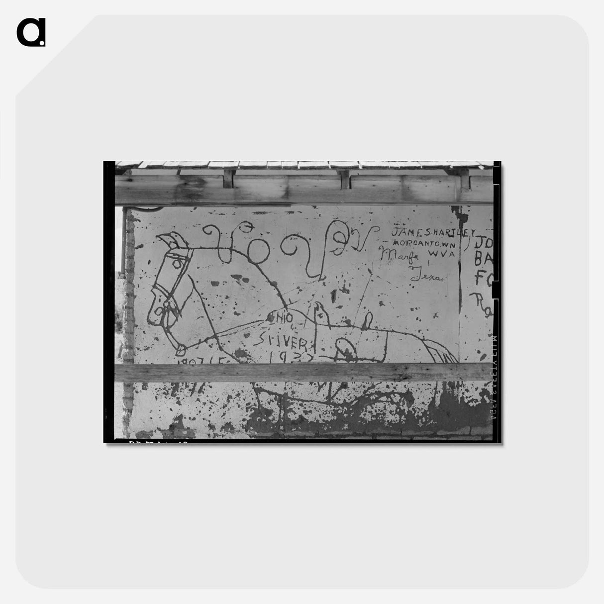 アートポストカード-Old Ranch House, Marfa
 - ラッセル リー Postcard.