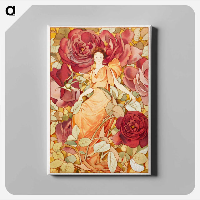 アートパネル-Floral Enframement
 - ボストン公共図書館 Canvas.