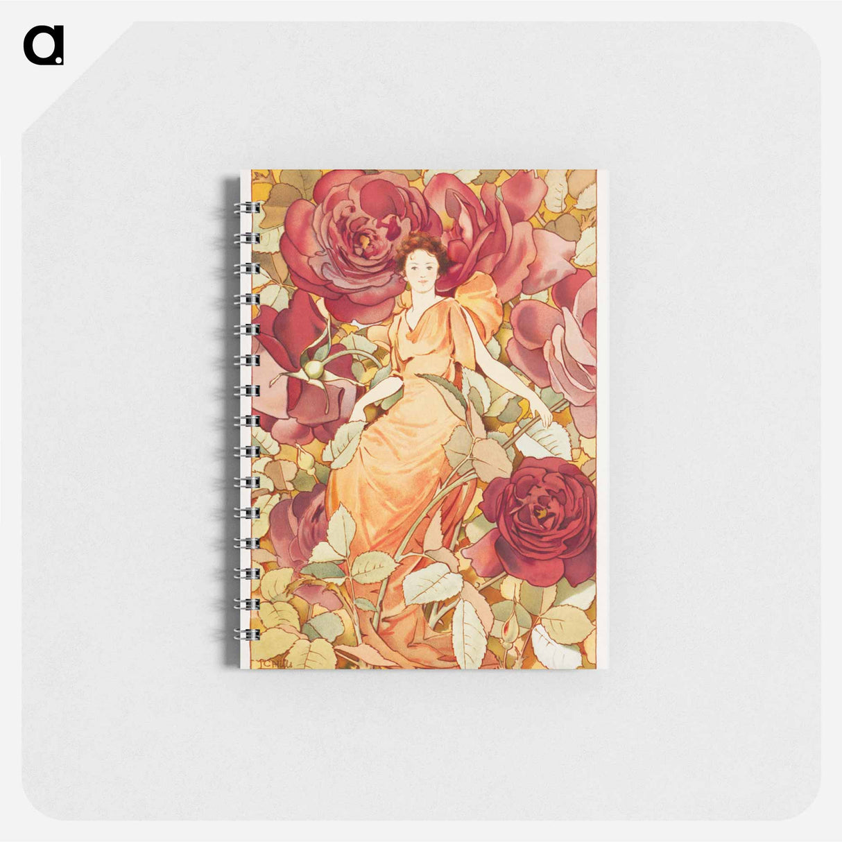 アートメモ帳-Floral Enframement
 - ボストン公共図書館 Memo.