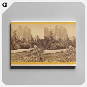アートパネル-Cathedral Rocks and Spires
 - エドワード マイブリッジ Canvas.